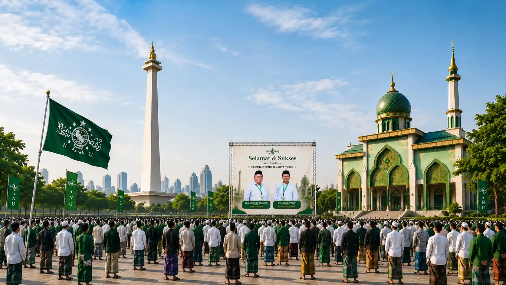 Kebersamaan pengurus dan warga PCNU Pengurus Cabang Kabupaten Klaten
